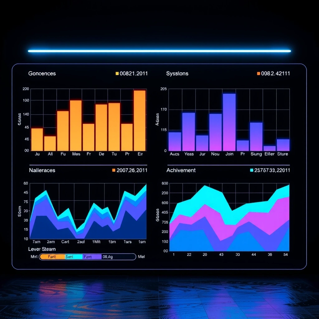 Gaming analytics visualization